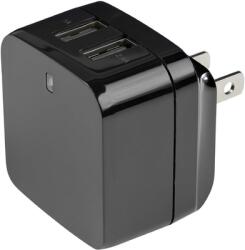 StarTech Startech. com 2 PORT USB TRAVEL WALL CHARGER 17W / 3.4A - 110V/220V (USB2PACBK)