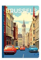 Lastva Városos keményfedeles notesz - A5 96 lapos vonalas - BRUSSELS (FR-8606013565080BRUSSELS)