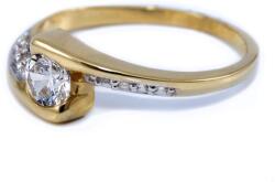 Ékszershop Köves bicolor arany eljegyzési gyűrű (SZ2) - ekszershop - 114 000 Ft