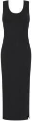 SF (Skinnifit) Női nyári midi ruha - Fekete | 2XL (SK114-1000387612)