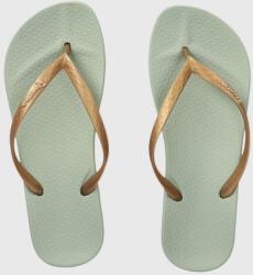 Ipanema flip-flop ANAT TAN FEM zöld, női, lapos talpú, 81030-AG185 - zöld Női 39