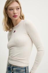 Tommy Hilfiger hosszú ujjú női, bézs, DW0DW20178 - bézs XL - answear - 12 990 Ft