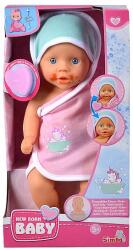 Simba Toys New Born Baby fürdethető baba kiegészítőkkel 30 cm (105030006)