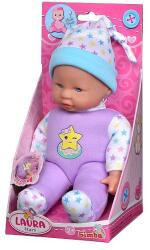  Laura Stars puhatestű játékbaba lila pizsamában (105140003)