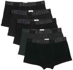 Henderson 5 pack boxeri pentru bărbați Optic negru, 3XL