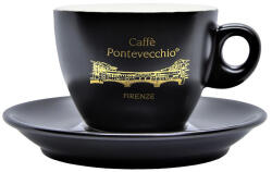 Caffé Ponteveccho Firenze Srls Caffé Pontevecchio porcelán cappuccino csésze + csészealj