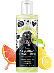 BUGALUGS ZINGY 2 in 1 citrom és grépfrút mélytisztító kutya sampon és balzsam - 250 ml