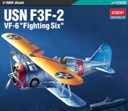 Academy 1: 48 USN F3F-2 VF-6 "FIGHTING SIX" (12326)