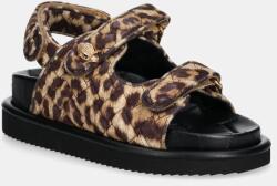 Kurt Geiger London bőr szandál Orson bézs, női, platformos, 3469639289 - bézs Női 38