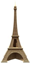 Cartonic Puzzle 3D, EIFFEL TOWER, Cartonic, 224 piese