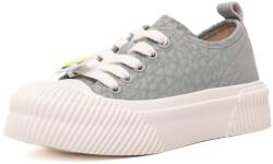PASS Collection Pantofi Dama Casual Gri-Bleu din Piele Naturală, 6LMQ60010C-07