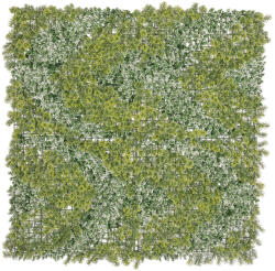 Bizzotto Panou plante artificiale albe verzi 100x100 cm (0790482)