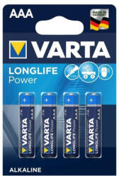 VARTA Elem AAA mikro LR03 Longlife Power 4 db/csomag, Varta
