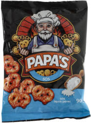 Papa's Papas Perec Lapos Sós 90g - vegyesbolt