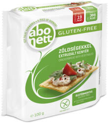 Abonett extrudált kenyér zöldségekkel gluténmentes 100 g - vegyesbolt