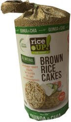 RiceUP! barna rizses puffasztott szelet chia mag quinoa 120 g - vegyesbolt