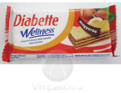 DIBETTE Welln. mogy. tölt. ostya frukt. 50g - vegyesbolt