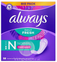 Always tisztasági betét Normal Fresh 58db - vegyesbolt