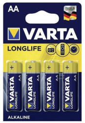 VARTA AA ceruza LR06 Longlife 4 db/csomag, Varta