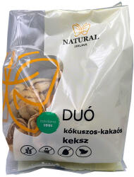 Natural gluténmentes duó keksz kókuszos kakaós 150 g