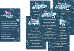 Personal Set de quiz-uri pentru mire și echipa sa - Dark Blue