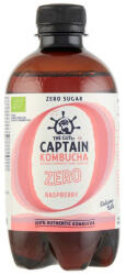 Captain combucha Captain bio kombucha élőflórás ital zero málna ízesítéssel 400 ml - vegyesbolt