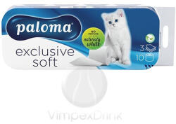 Paloma Toalettp. Ex. Soft 3 rét. 10 tek. Fehér - vegyesbolt