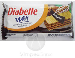 DIBETTE Well. kakaós ostya frukt. 50g /20/ - vegyesbolt
