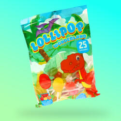 Dinó tojás formájú nyalóka csomag 225g - vegyesbolt