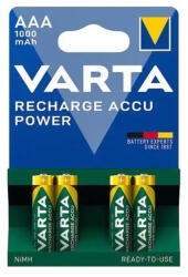 VARTA Elem tölthető akku AAA mikro 1000 mAH Power 4 db/csomag, Varta