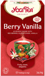 YOGI TEA Yogi bio tea bogyós gyümölcsös vaníliával 34 g - vegyesbolt