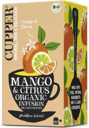 Cupper bio mangó és citrus tea 36 g - vegyesbolt