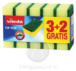 Vileda Style Tip Top mosogatószivacs 3+2 db-os - vegyesbolt