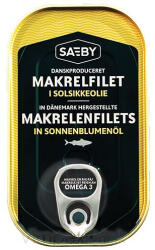  SAEBY Makrélafilé napraf. olajban 125/88g - vegyesbolt