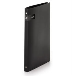 KARTON P+P Gyűrűskönyv A4, 4 gyűrűs 2cm gerinc PP, Karton P+P Opaline fekete - vegyesbolt