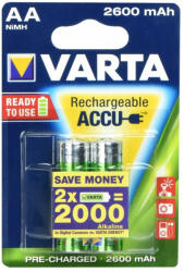 VARTA Elem tölthető akku AA ceruza 2600 mAH Power 2 db/csomag, Varta - vegyesbolt