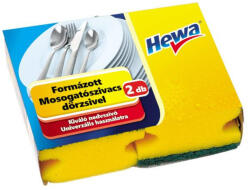 Hewa Mosogatószivacs dörzsi 2 db/csomag formázott Hewa