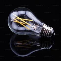 OPTONICA Dimmelhető Retro LED körte égő E27 (6Watt/300°) COG LED izzószálas, üveg búra, meleg fehér OPTONICA LED-SP1853 1 év (OP441)