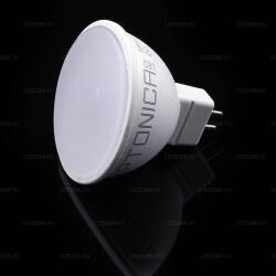 OPTONICA MR16 led spot égő, opálos búrával 12V, 7W, 560 Lumen fényerő, hidegfehér, OPTONICA LED SP1194 1 év gar (OP222)