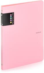 PASTELINi Caiet mecanic PP A4-4 inele Pastelini Roz