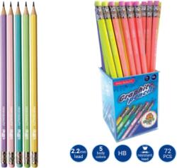 Millenium Creion grafit cu guma Milla pastel