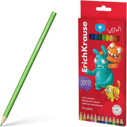 ErichKrause Creioane colorate ErichKrause Jolly Friends 12 culori 3mm