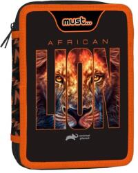 Must Penar echipat Must 2 fermoare 15x5x21cm Animal Planet African Lion Penar