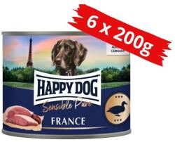 Happy Dog Pur Kacsahúsos Konzerv - France 200g - 6x200g