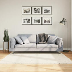 vidaXL PAMPLONA krémszínű magas szálú bolyhos modern szőnyeg 160x160cm (375236)