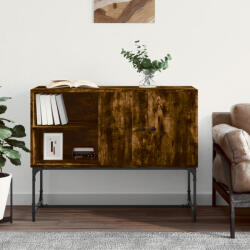 vidaXL füstös tölgy színű szerelt fa tálalószekrény 100 x 40 x 79, 5 cm (831820) - valora