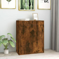 vidaXL füstös tölgy színű szerelt fa tálalószekrény 60 x 30 x 75 cm (815378) - valora