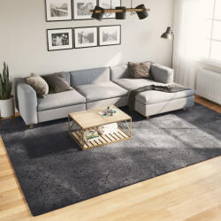 vidaXL HUARTE antracit rövid szálú puha és mosható szőnyeg 240x340 cm (375007) - valora