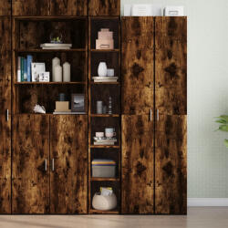 vidaXL füstös tölgy színű szerelt fa magasszekrény 30 x 41 x 185 cm (846415) - valora