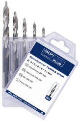 Bohrcraft P+ Turbo Step Csigafúró Készlet - Hss-G, 5R. 4, 0-10, 0 Mg5 Ts